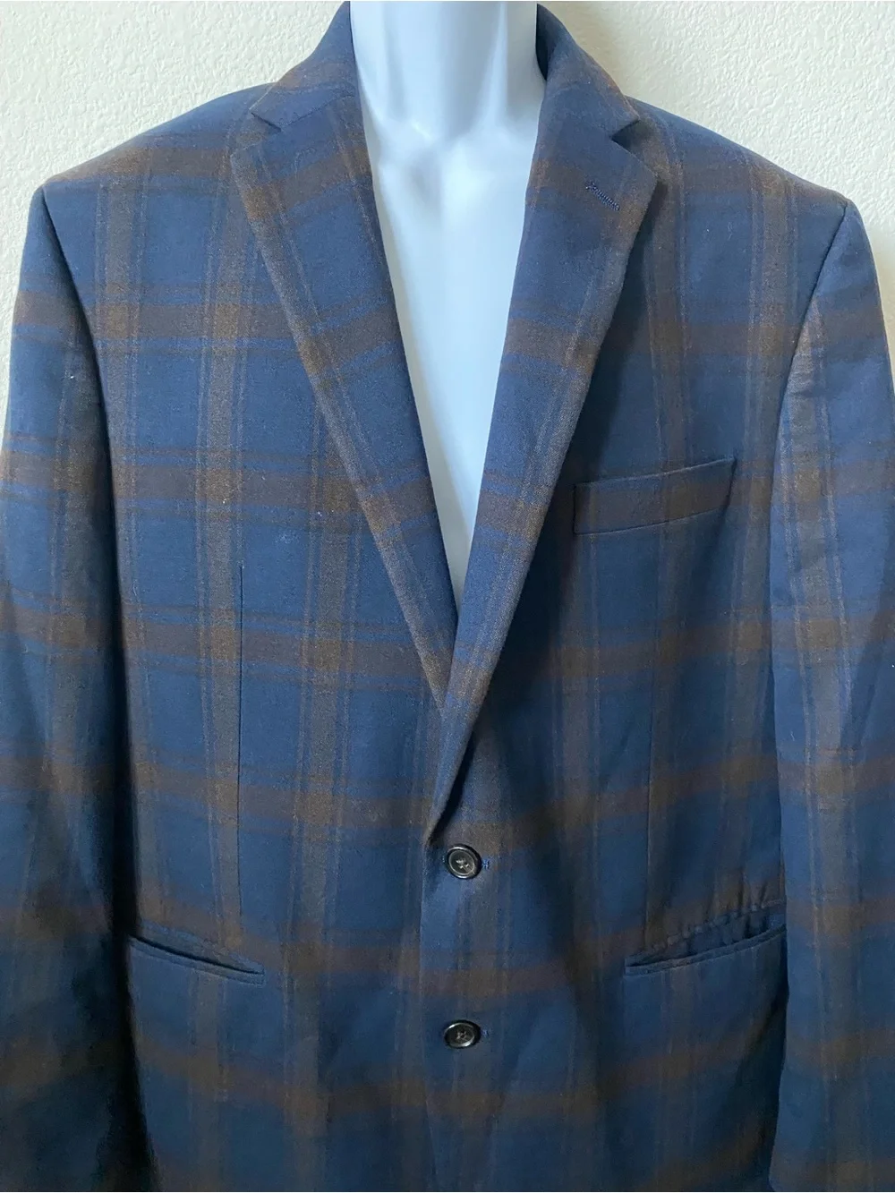 Lauren Ralph Lauren Preppy 2 button Blazer Plaid Cocktail Quiet Luxury